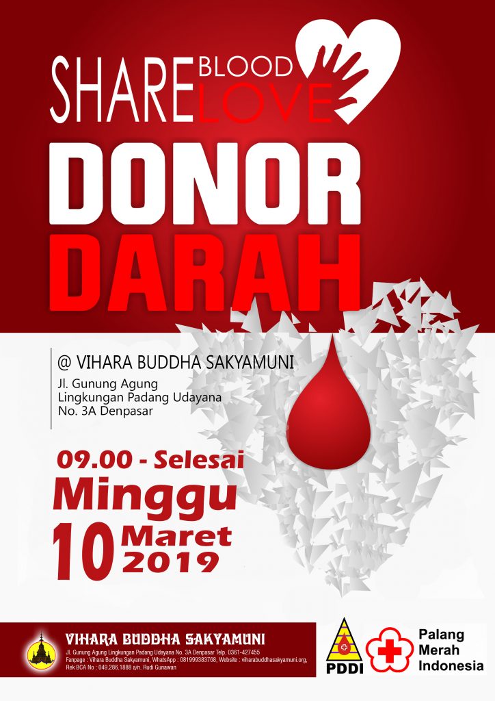 Donor Darah Vihara Buddha Sakyamuni Denpasar