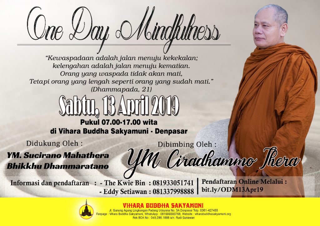 One Day Mindfulness