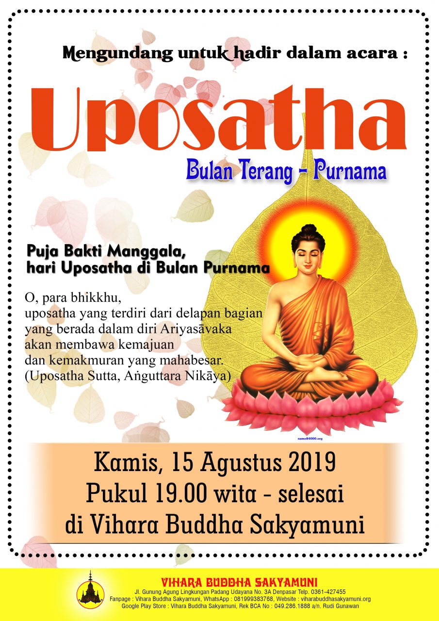 UPOSATHA 15 AGUSTUS