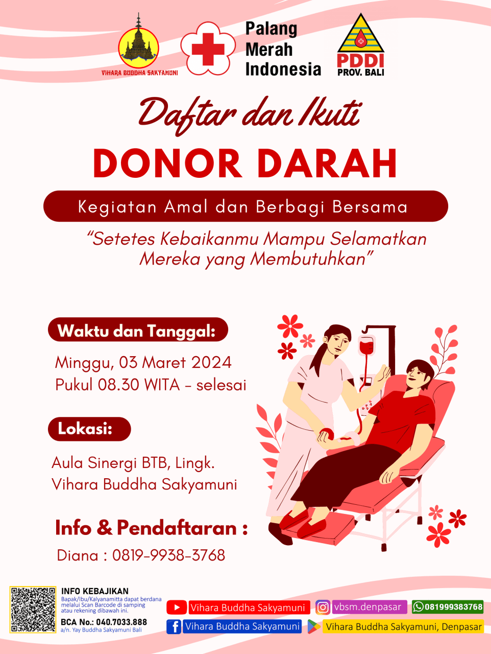 Merah Putih Ilustrasi Modern Poster Donor Darah (1)