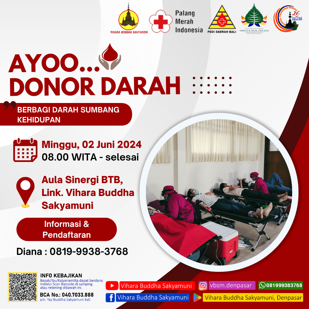 Red and White Modern Blood Donation Instagram Post